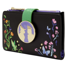 Loungefly Universal Wicked Floral and Lace Wallet
