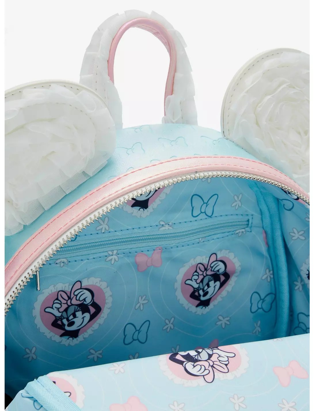 Loungefly Disney Minnie Mouse Ruffle Ears Mini Backpack
