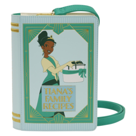 Loungefly Disney Princess Tiana Recipe Book Crossbody Bag