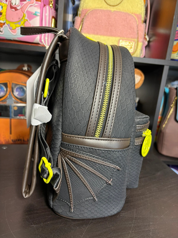 Loungefly How To Train Your Dragon Night Fury Mini Backpack