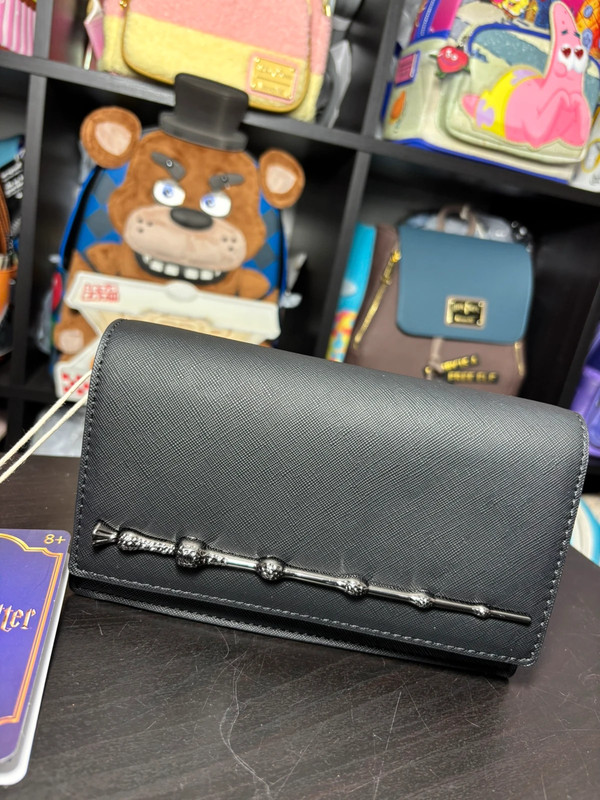 Loungefly Harry Potter Elder Wand Black Crossbody Bag