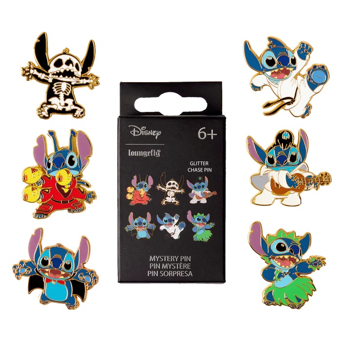 Loungefly Disney Stitch Mystery Blind Box Enamel Pin