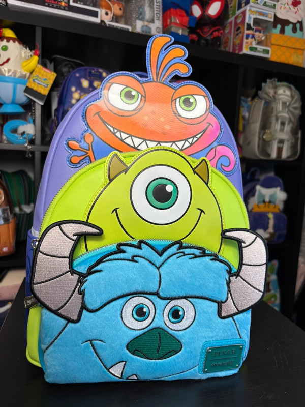 Loungefly  - Monsters Inc. - Mike, Sully & Randall Mini Backpack