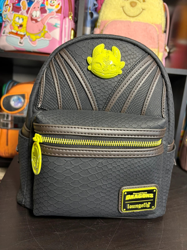 Loungefly How To Train Your Dragon Night Fury Mini Backpack