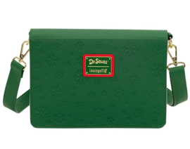 Loungefly Dr. Seuss How the Grinch Stole Christmas! Holiday Color-In Crossbody Bag