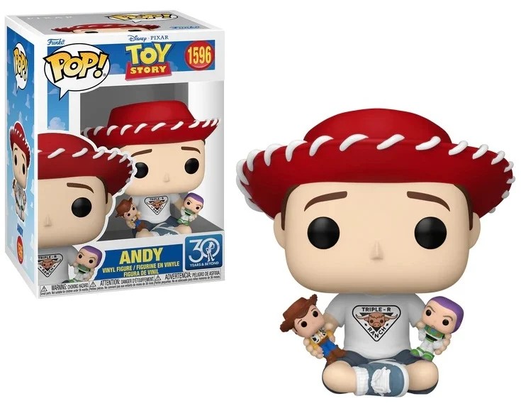 TOY STORY 30TH ANNIVERSARY - POP Disney N° 1596 - Andy