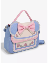 Loungefly Disney Minnie Mouse Floral Lace Crossbody Bag