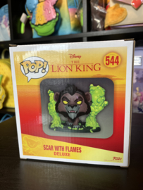 THE LION KING - POP Deluxe N° 544 - Scar in Flames Special Edition Chase and Vaulted