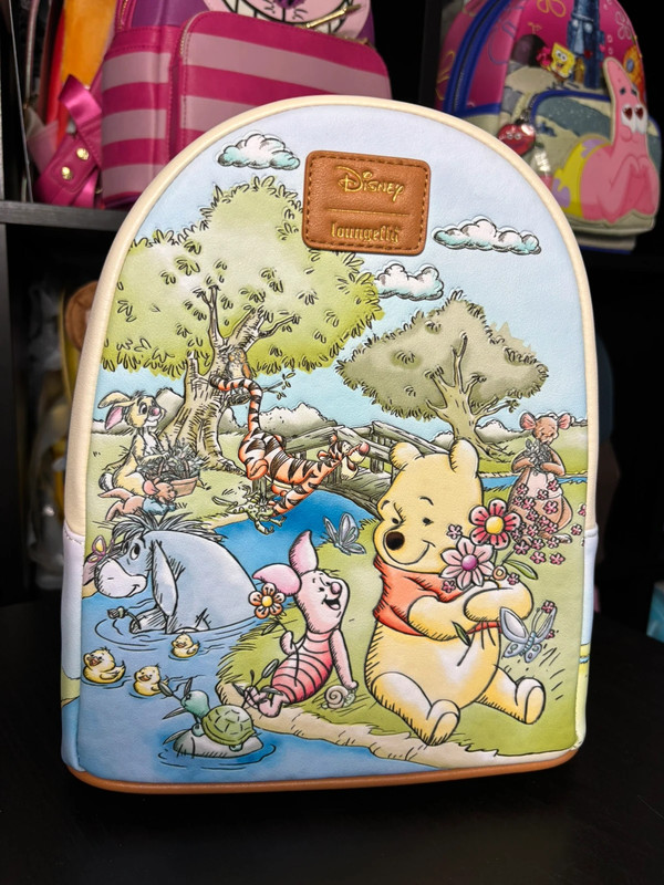 Loungefly Disney Winnie The Pooh Spring Scene Mini Backpack