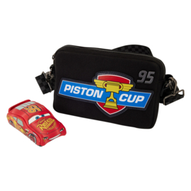 Loungefly Disney Pixar Cars 20th Anniversary Piston Cup Sling Crossbody Bag