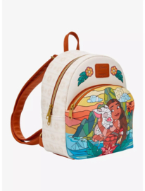 Loungefly Disney Moana & Friends Stained Glass Mini Backpack