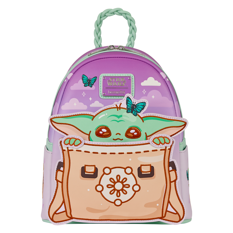 Loungefly The Mandalorian Grogu Butterfly Mini Backpack