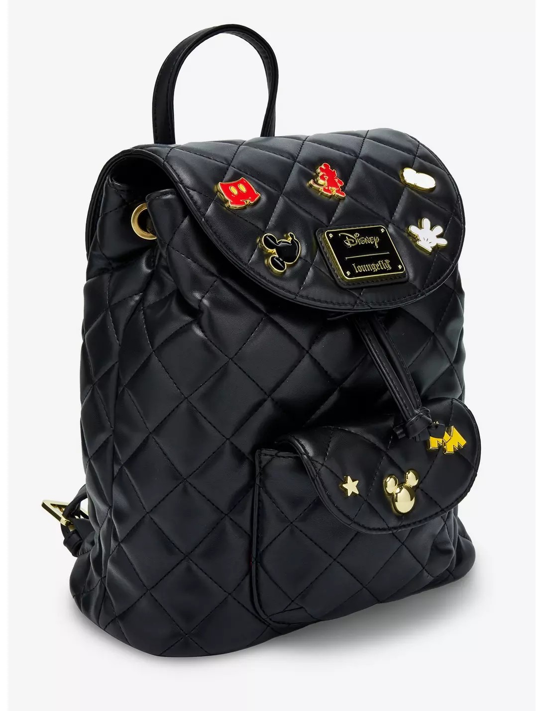Loungefly Disney Mickey Mouse Icons Quilted Mini Backpack