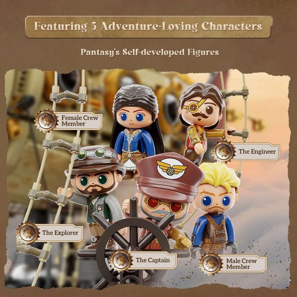 PANTASY - Steampunk Airship - Building block