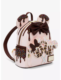 Loungefly Disney Minnie Mouse Chocolate Sprinkle Lollipop Ears Mini Backpack