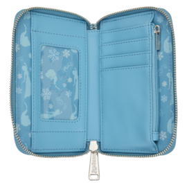 Loungefly - Disney Frozen Princess Elsa Glitter Sequin Zip Around Wallet