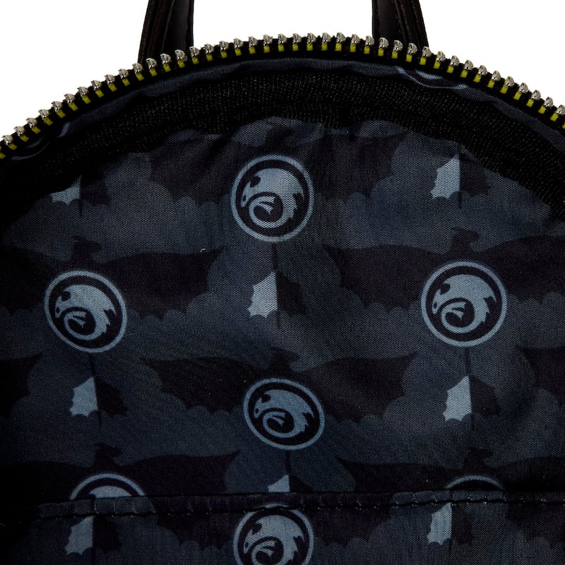 Loungefly How To Train Your Dragon Night Fury Sling Crossbody Bag With Coin Bag