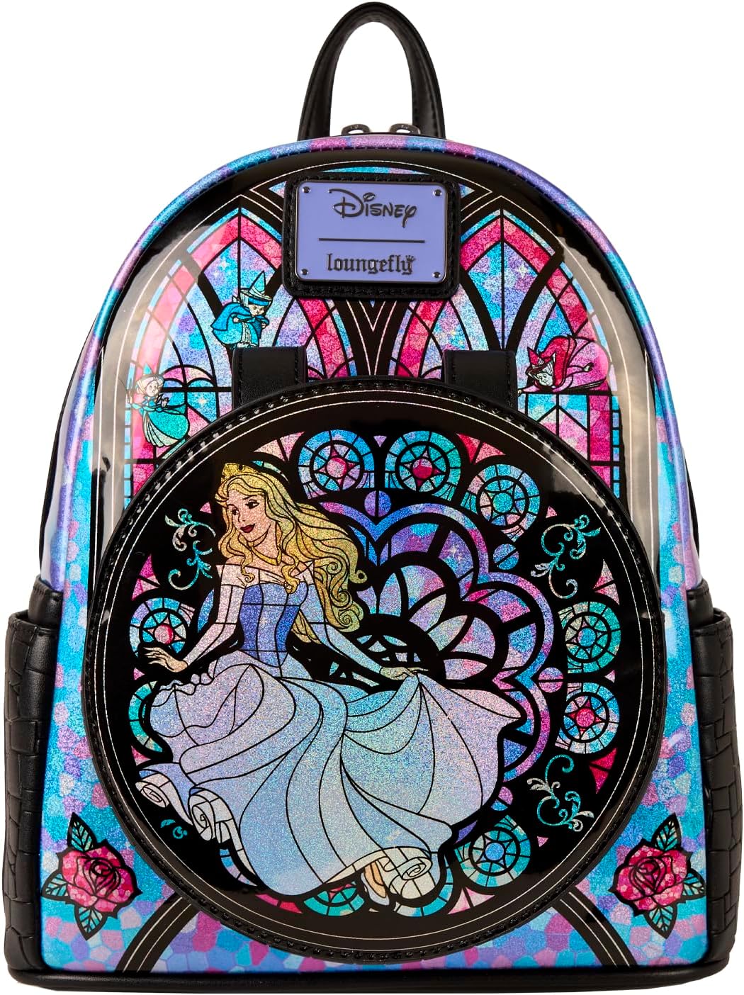 Loungefly - Disney - Sleeping Beauty Stained Glass Collection - Mini Backpack