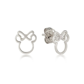 DISNEY METAL PRECIOUS - Minnie Outline Earrings 'Sterling Silver'