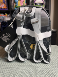 Loungefly The Nightmare Before Christmas Jack & Sally Split Heart Mini Backpack