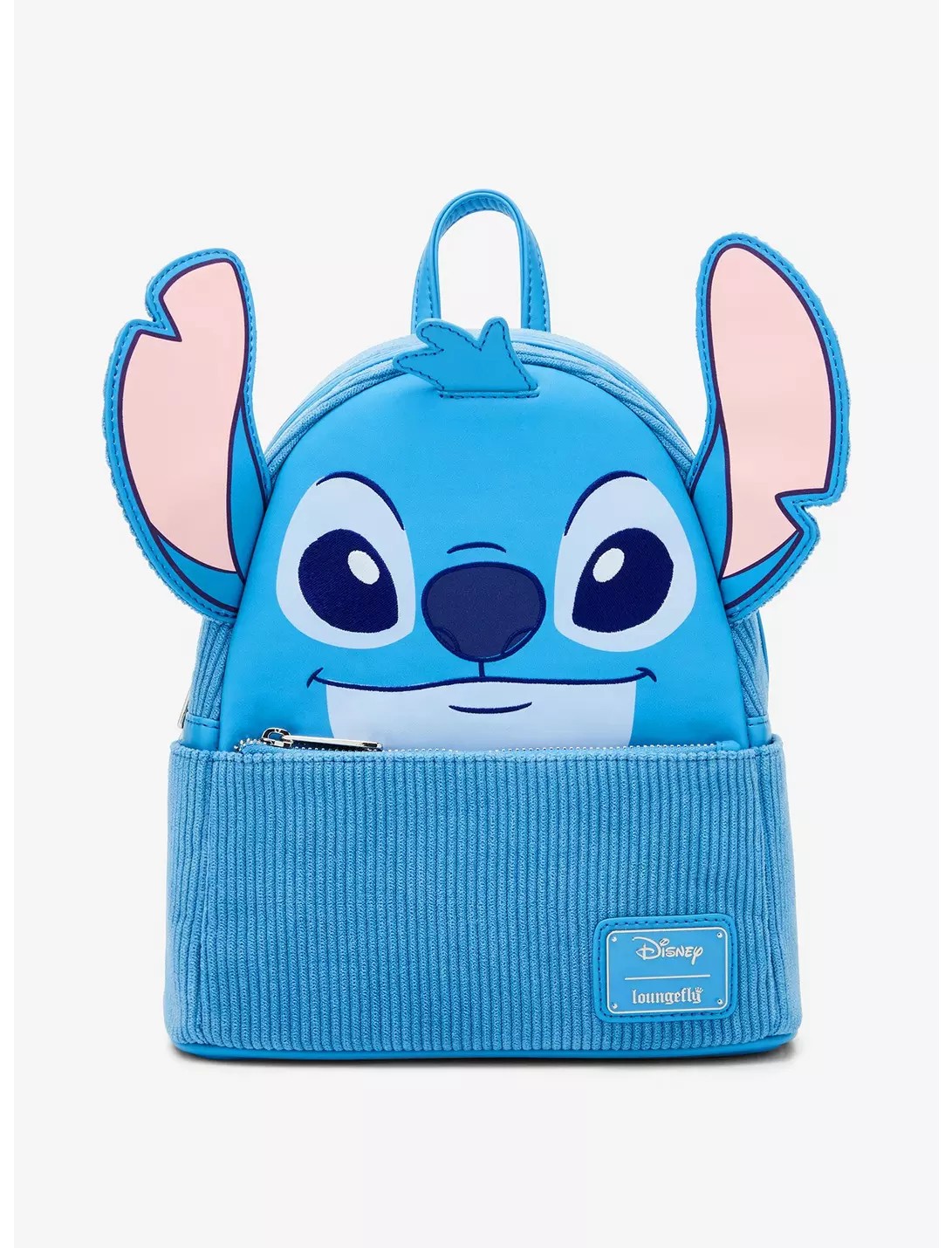 Loungefly Disney Lilo & Stitch Figural Stitch Corduroy Mini Backpack