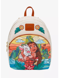 Loungefly Disney Moana & Friends Stained Glass Mini Backpack