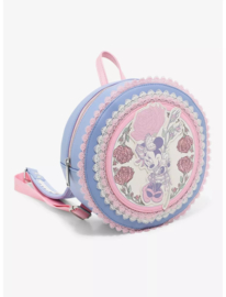 Loungefly Disney Minnie Mouse Floral Lace Round Mini Backpack