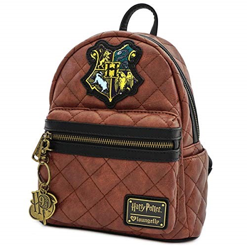 Loungefly Harry Potter Hogwarts Crest Quilted Mini Backpack