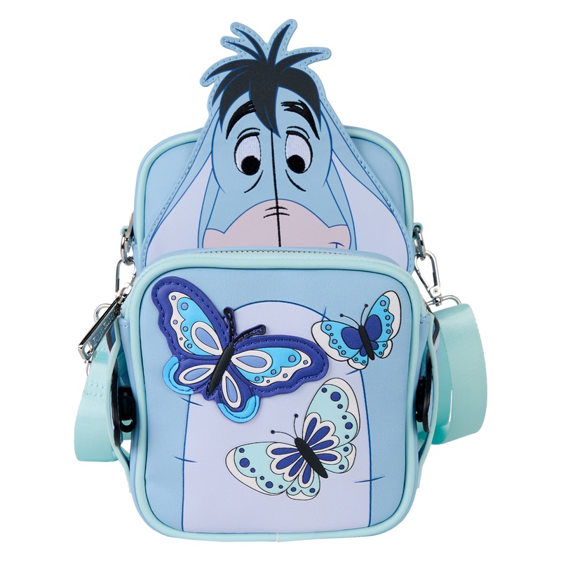 Loungefly Winnie The Pooh Floral Eeyore Crossbuddies® Cosplay Crossbody Bag With Coin Bag