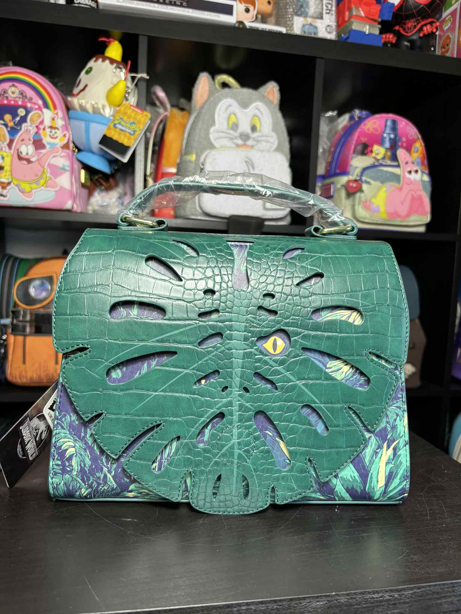Loungefly Jurassic World Velociraptor crossbody bag