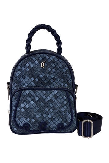 Loungefly Faux Denim Convertible Mini Backpack & Crossbody Bag