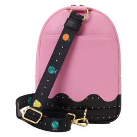 Loungefly Pac-Man Pinky Ghost Sling Crossbody Bag