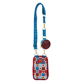 Loungefly - Marvel - Spider-Man Sherpa Cell Phone Crossbody Bag with Coin Bag