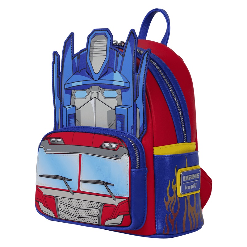 Loungefly Transformers Optimus Prime Cosplay Glow Mini Backpack