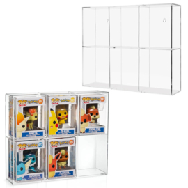 6 slots acrylic display case for Funko Pop