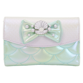 Loungefly Disney The Little Mermaid Iridescent Pearl Flap Wallet