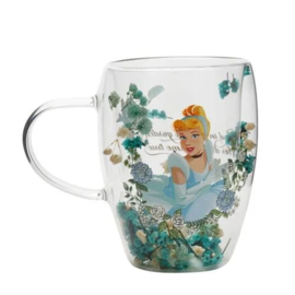DISNEY PRINCESS - Cinderella - Glass with Dried Flowers
