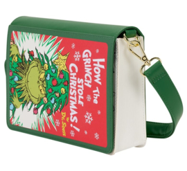 Loungefly Dr. Seuss How the Grinch Stole Christmas! Holiday Color-In Crossbody Bag
