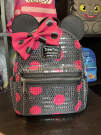 Loungefly Minnie Mouse Sequined Polka Dot Mini Backpack