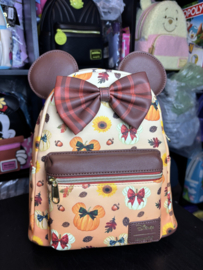 Loungefly Disney Minnie Mouse Fall Pumpkin Mini Backpack