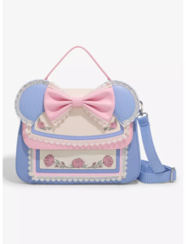 Loungefly Disney Minnie Mouse Floral Lace Crossbody Bag