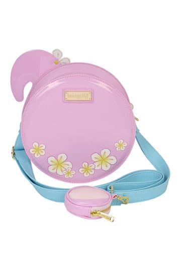 Loungefly Flamingo Pool Float Figural Crossbody Bag with Coin Bag