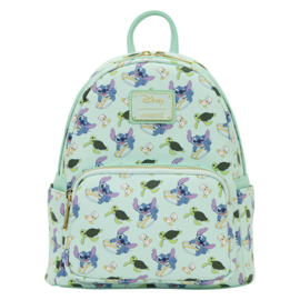 Loungefly Disney -  AOP  Stitch and Duck Backpack