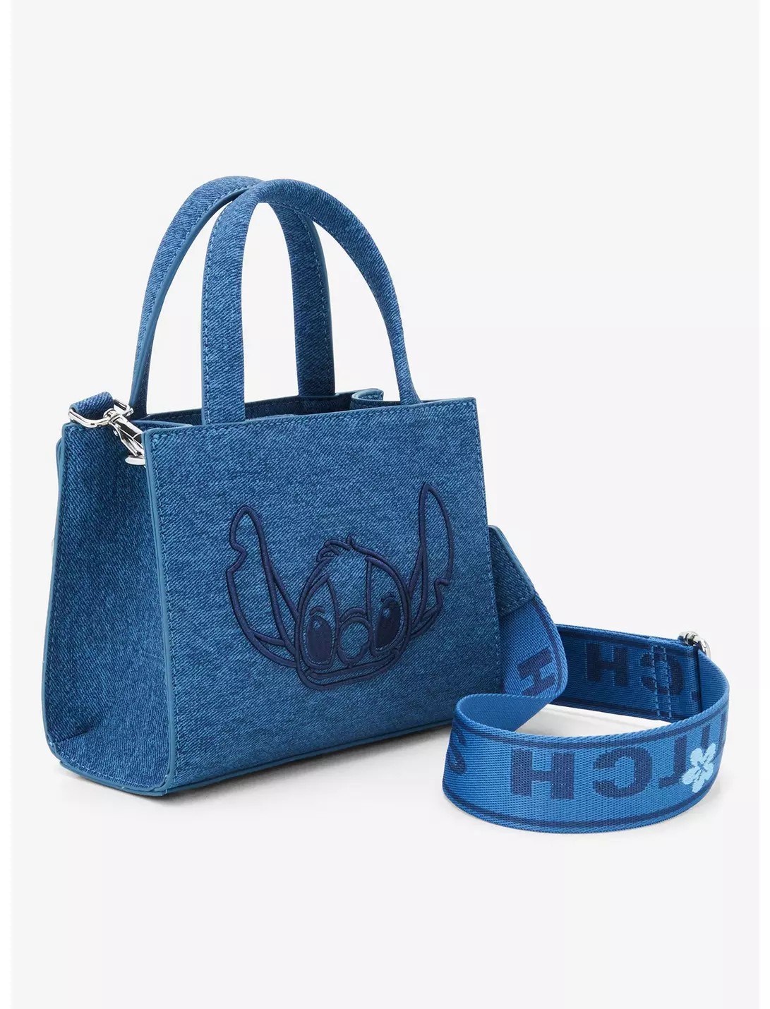 Loungefly Disney Lilo & Stitch Denim Stitch Crossbody Bag
