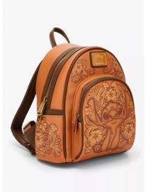 Loungefly Disney Lilo & Stitch Tonal Stitch Carving Mini Backpack