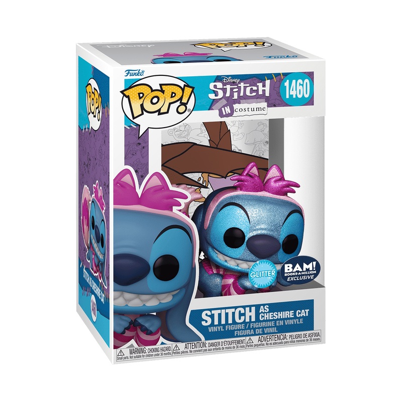 Funko Pop! Pop! Stitch as Cheshire Cat (Glitter) BAM Exclusive