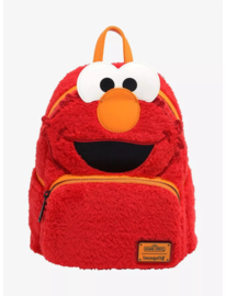 Loungefly Sesame Street Elmo Fuzzy Mini Backpack