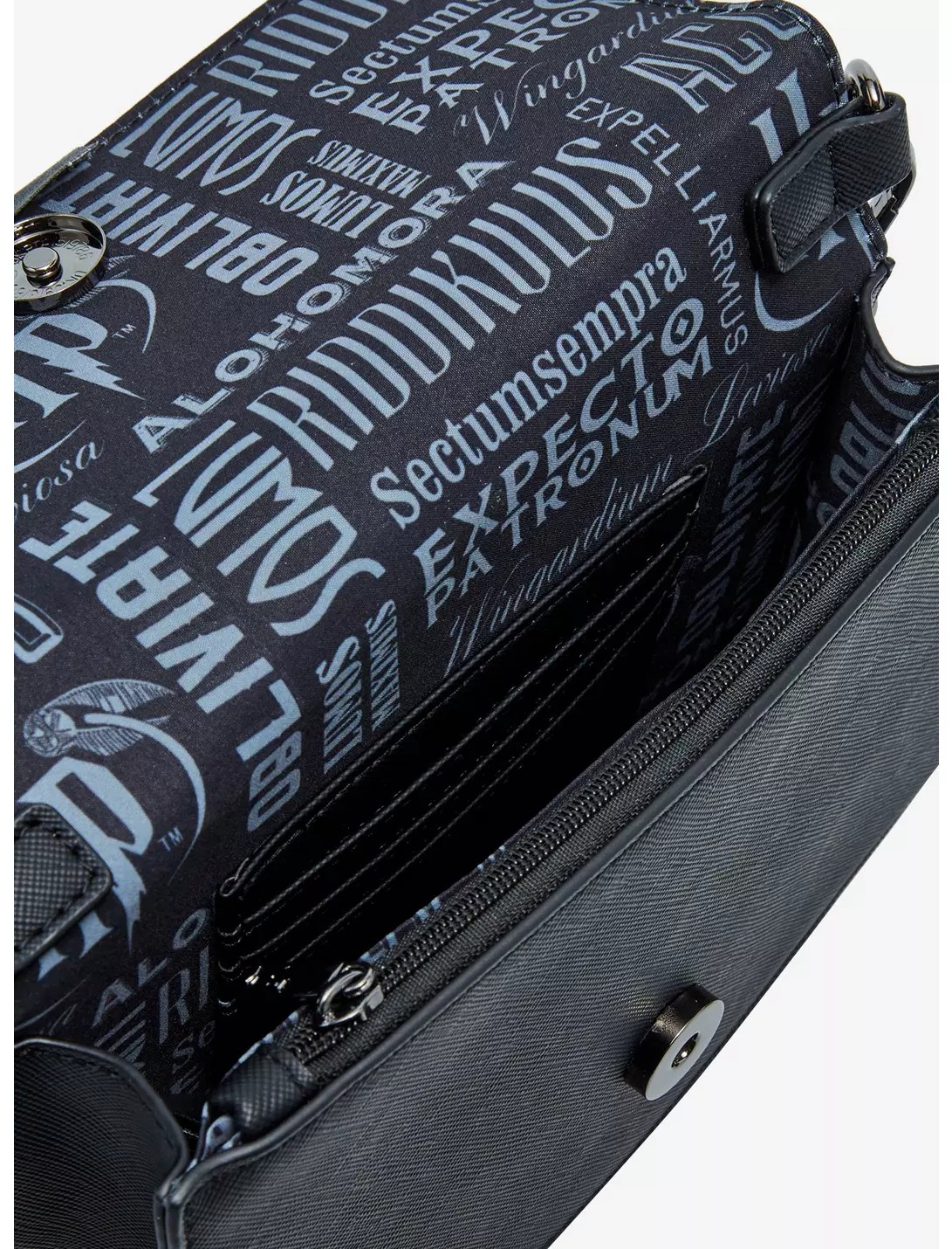 Loungefly Harry Potter Elder Wand Black Crossbody Bag