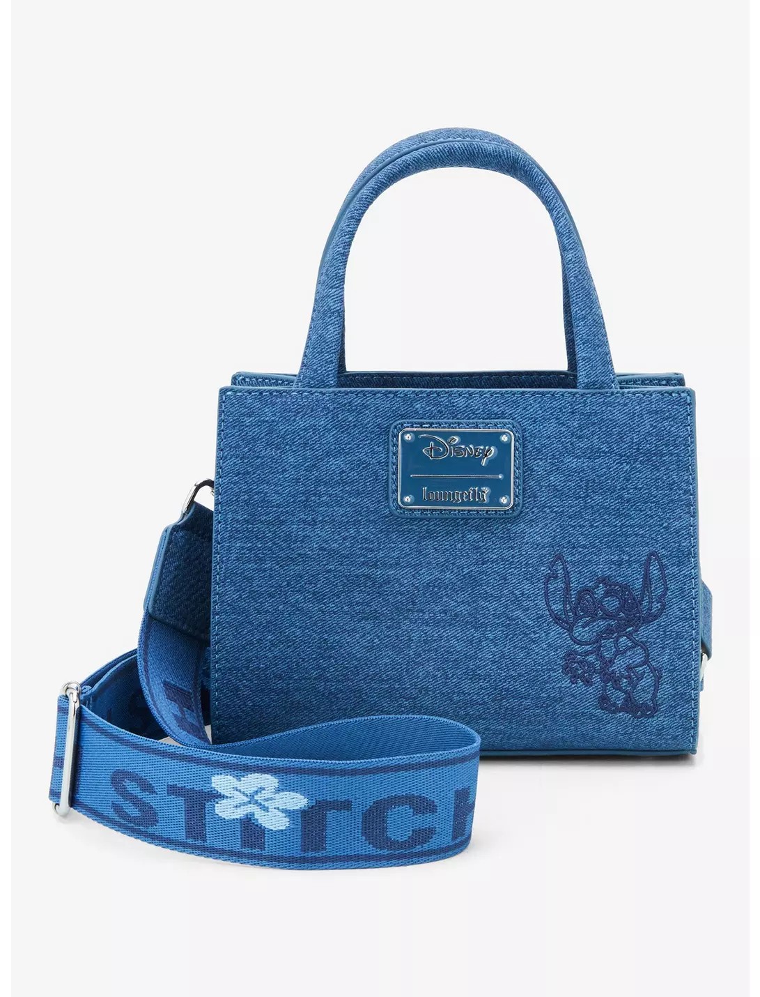 Loungefly Disney Lilo & Stitch Denim Stitch Crossbody Bag