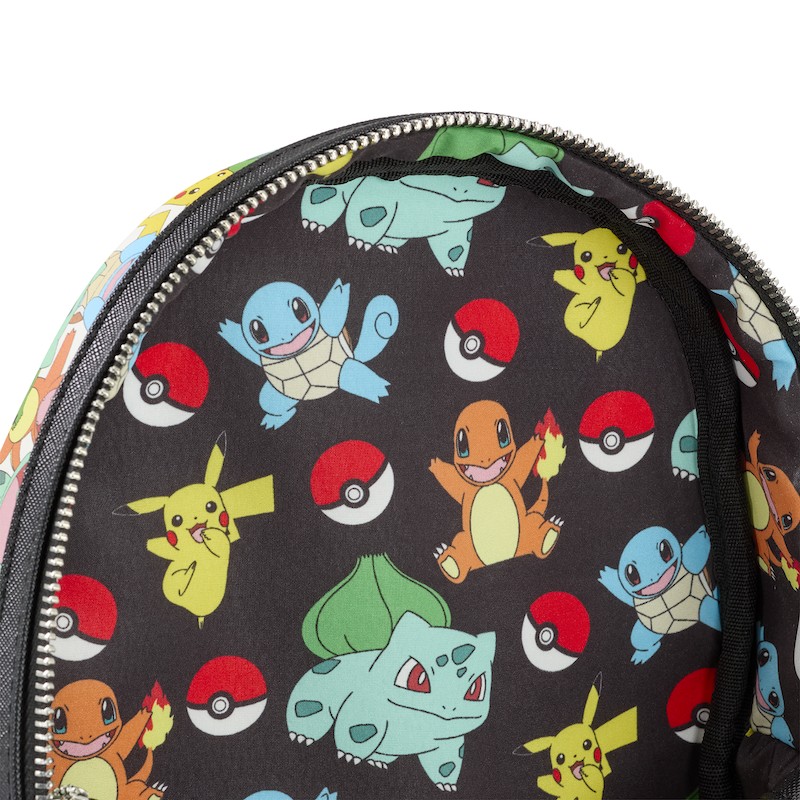 Loungefly - POKEMON - Pikachu and Starters - Mini Backpack